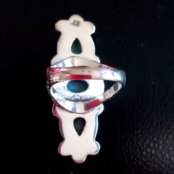 BALI LEGACY LARIMAR 3 STONE RING - Picture 4 of 10